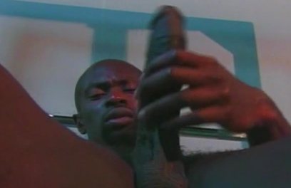 Big Black Cock & Muscle Hunk!