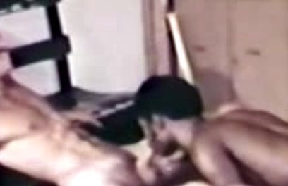 Hot interracial threesome action