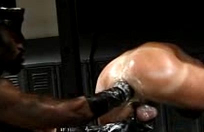 Black fist drills gay ass