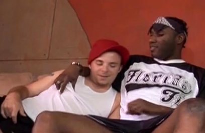 Dunk your black balls on my ass