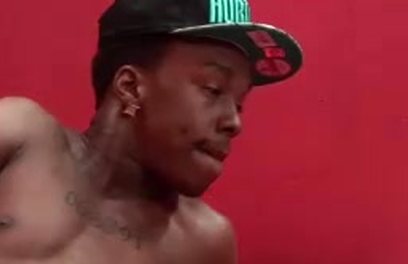 Dzyer Whyte jacking off his ebony schlong